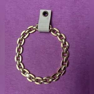 NWT Anthropologie Gold Chunky Choker